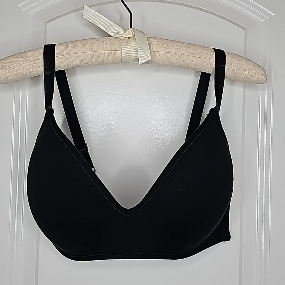 Rene Rofe 3 Comfort Wire-Free (Pink, Black & Mauve) Bras - Size 36DD - Picture 3 of 7